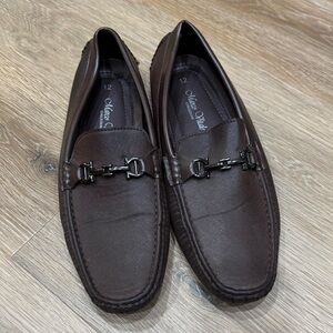 Men's Dark Brown Slip-On Loafers